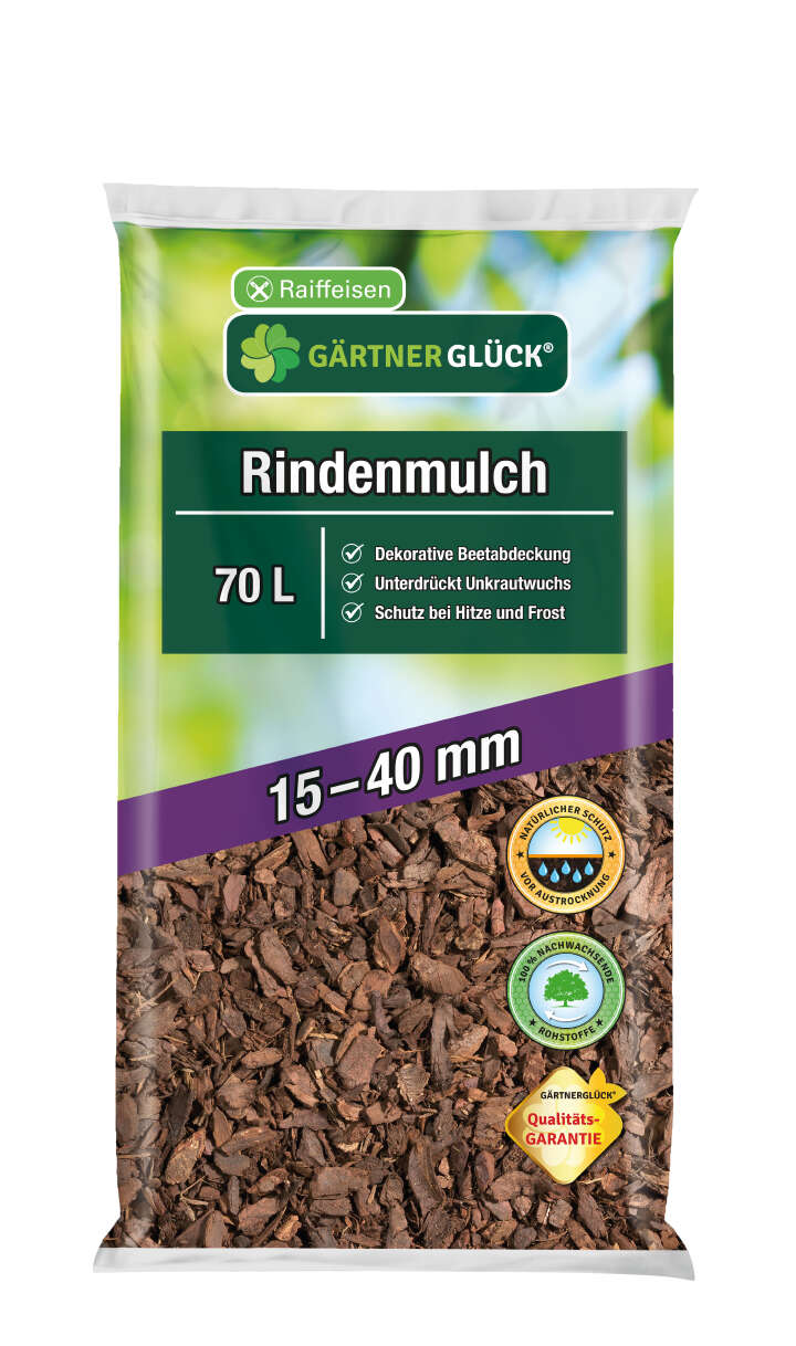 GÄRTNERGLÜCK Rindenmulch 15-40 mm